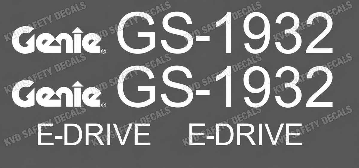 Genie GS1932 Cosmetic Decal Kit